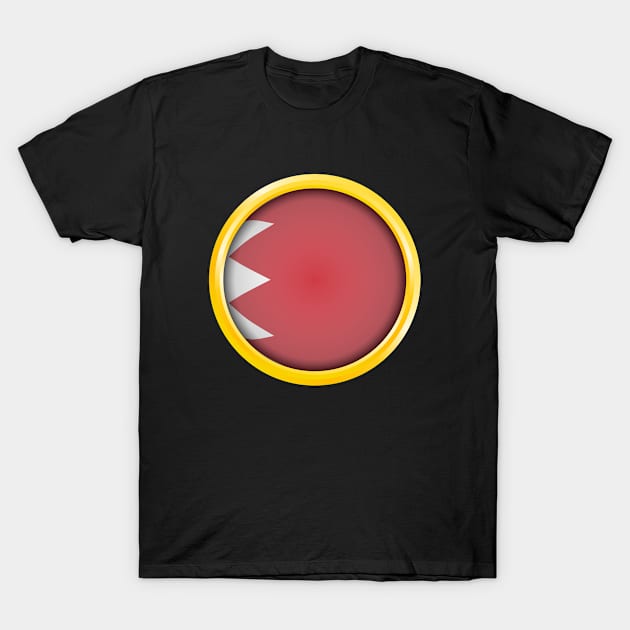 Bahrain State Flag T-Shirt by BADAISENJA